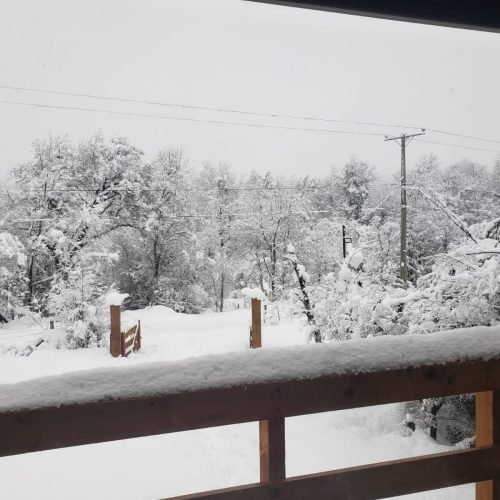 Vista invierno dormitorio principal