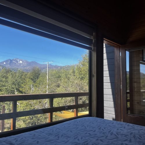 Vista volcan dormitorio principal